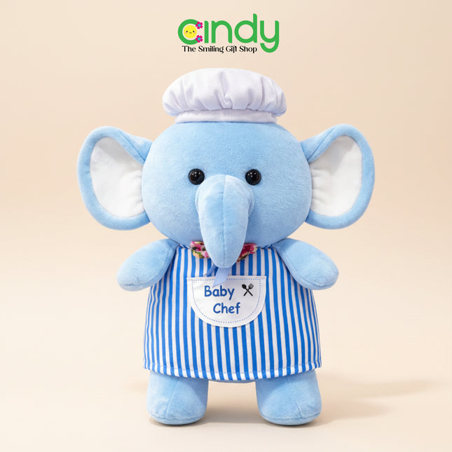 Cindy Boneka Baby Chef Gajah dan Bebek Boneka Plush Toys Anak Lucu Empuk Premium