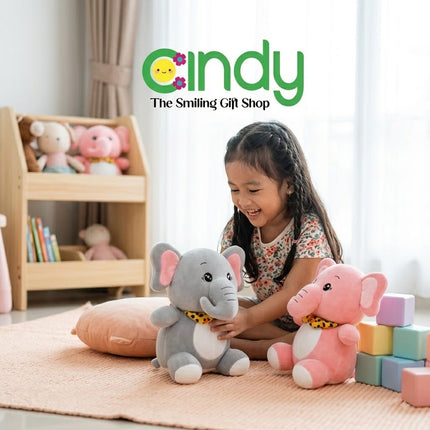 Cindy Special Bundle Boneka Gajah Emoy Soft Plush Doll Isi 2Pcs