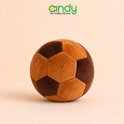 Cindy Boneka Sepak Bola Kerincing Plush Lembut  Bola Anak Empuk Boneka Bola Aman untuk Bayi & Balita