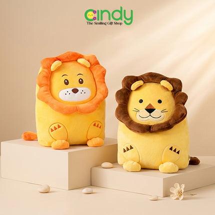 Cindy Boneka Singa Plush 30 cm Boneka Hewan Lucu Boneka Peluk Stuffed Animal Hadiah Anak - CBB0381