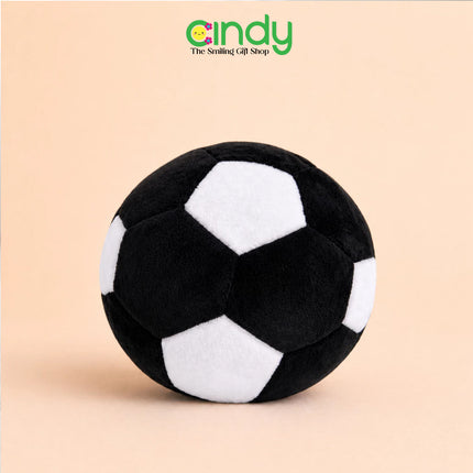 Cindy Boneka Sepak Bola Kerincing Plush Lembut  Bola Anak Empuk Boneka Bola Aman untuk Bayi & Balita