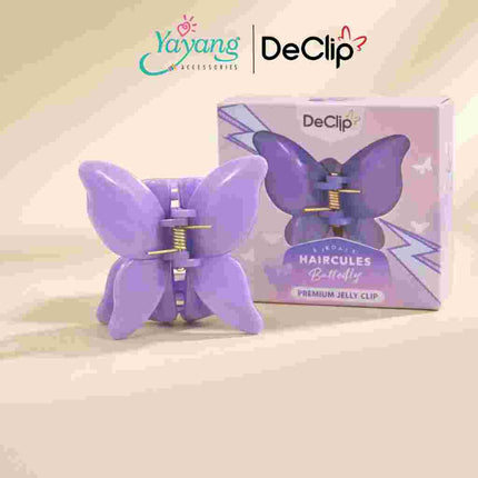 Yayang x Declip Jedai Butterfly Haircules Jepit Kupu Gigi 4 Ukuran 4,5CM - Aksesoris Jepitan Rambut