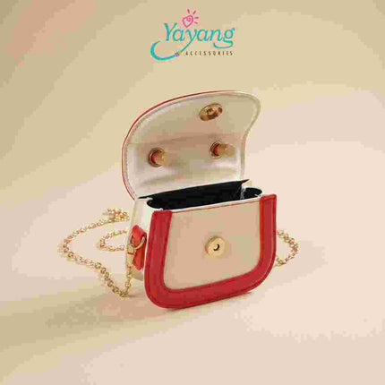 Yayang Tas Anak Perempuan Mini Motif Kelinci Cute Sling Bag Selempang Rantai Tas Tangan Anak Lucu