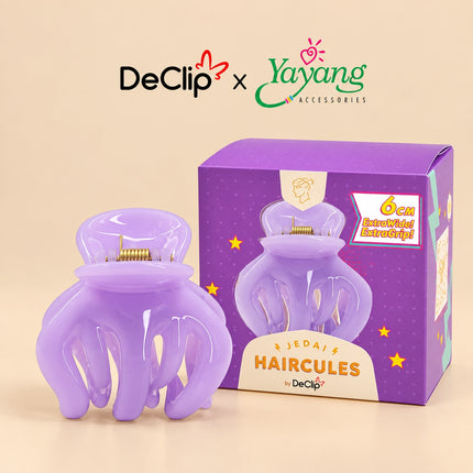 YAYANG x Declip Jedai Haircules Original Gigi 5 ukuran 6CM - Aksesoris Fashion Jepitan Rambut