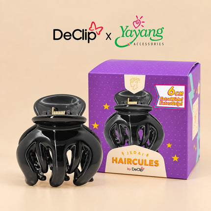 YAYANG x Declip Jedai Haircules Original Gigi 5 ukuran 6CM - Aksesoris Fashion Jepitan Rambut