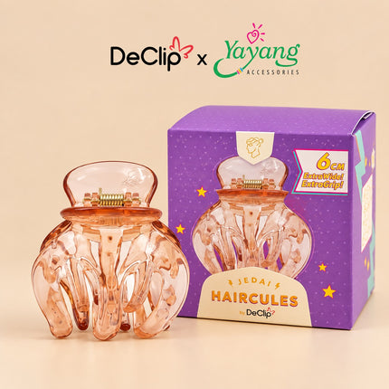 YAYANG x Declip Jedai Haircules Original Gigi 5 ukuran 6CM - Aksesoris Fashion Jepitan Rambut
