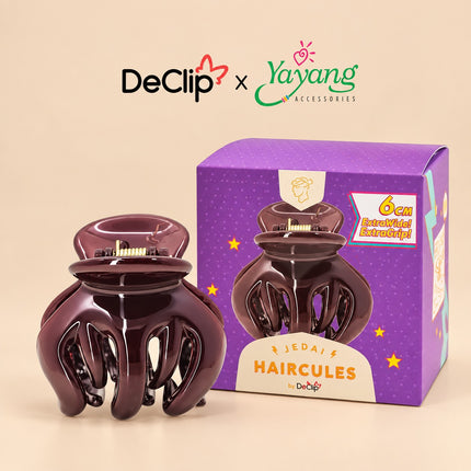 YAYANG x Declip Jedai Haircules Original Gigi 5 ukuran 6CM - Aksesoris Fashion Jepitan Rambut