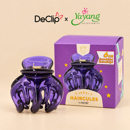 YAYANG x Declip Jedai Haircules Original Gigi 5 ukuran 6CM - Aksesoris Fashion Jepitan Rambut