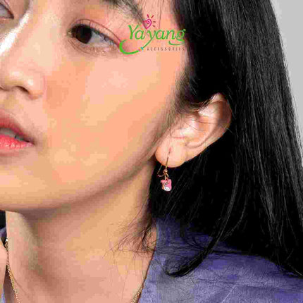 Yayang Giwang Anak Official License Sanrio - Anting Perhiasan Anak Lapis Emas - Gold Plated Titanium
