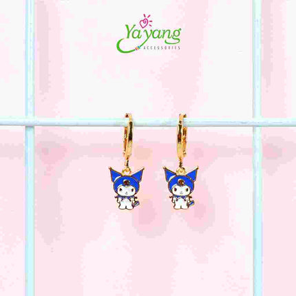 Yayang Giwang Anak Official License Sanrio - Anting Perhiasan Anak Lapis Emas - Gold Plated Titanium