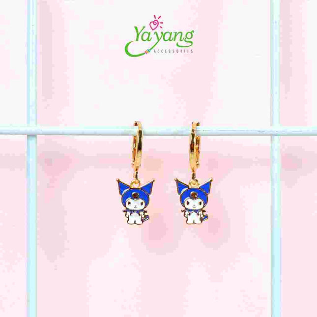 Yayang Giwang Anak Official License Sanrio - Anting Perhiasan Anak Lapis Emas - Gold Plated Titanium