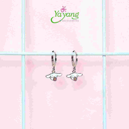 Yayang Giwang Anak Official License Sanrio - Anting Perhiasan Anak Lapis Emas - Gold Plated Titanium