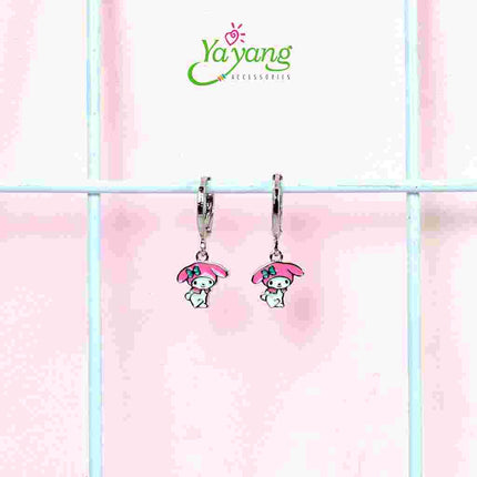 Yayang Giwang Anak Official License Sanrio - Anting Perhiasan Anak Lapis Emas - Gold Plated Titanium