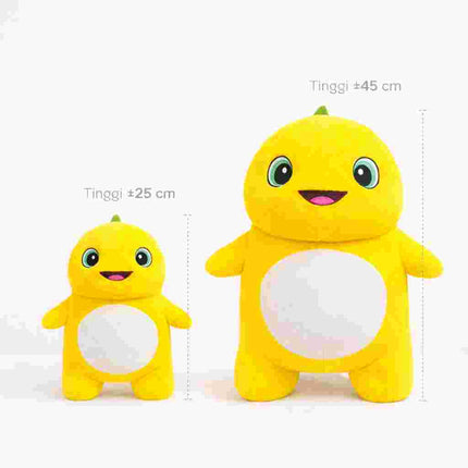 Cindy Boneka Nailong Milk Dragon Standing Plush Toy - Mainan Boneka Dino Kuning Lucu Hadiah Kado Ulang Tahun