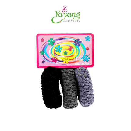 YAYANG Ikat Rambut Donat Premium Isi 3PCS - Akesoris Fashion Rambut Wanita Korea - NAR0201