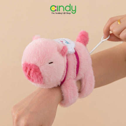 Cindy Gelang Boneka Tangan Snap Bracelet Karakter Capybara & Hewan Lucu Soft Plushie Series