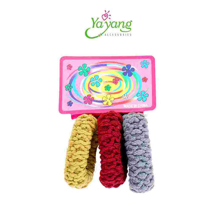 YAYANG Ikat Rambut Donat Premium Isi 3PCS - Akesoris Fashion Rambut Wanita Korea - NAR0201