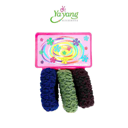 YAYANG Ikat Rambut Donat Premium Isi 3PCS - Akesoris Fashion Rambut Wanita Korea - NAR0201