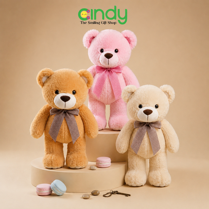 Cindy Boneka Teddy Bear Beruang Pita Lucu