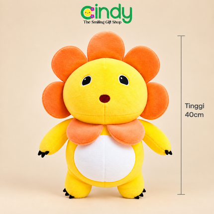 Cindy Boneka Nailong Milk Dragon Sunflower - Mainan Boneka Dino Nailoong Kelopak Bunga Matahari
