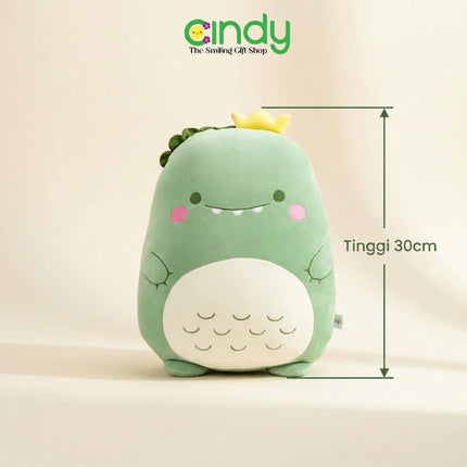 Cindy Bantal Penguin & Dino Crown - Bantal Karakter Dinosaurus Pinguin Bebek Dengan Makhota
