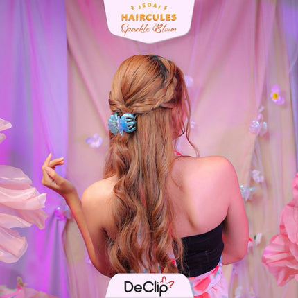 Yayang x Declip Jedai Flower Bloom Haircules Gigi 5 5CM Sparkle Bloom Series - Aksesoris Rambut