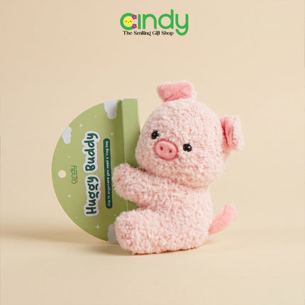 Cindy Boneka Animal Clip Huggy Buddy Boneka Peluk Serbaguna Clip Boneka Lucu Aksesoris Tas Meja Kerja