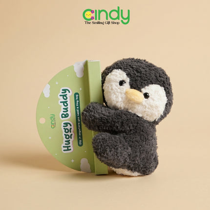 Cindy Boneka Animal Clip Huggy Buddy Boneka Peluk Serbaguna Clip Boneka Lucu Aksesoris Tas Meja Kerja