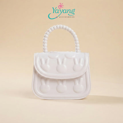 Yayang Tas Jelly Bunny Anak Tas Mini Selempang Anak Perempuan Tas Imut Fashion Anak Tas Crossbody Mini