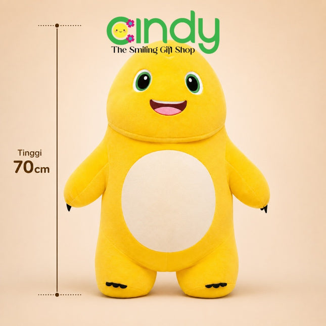 Cindy Boneka Dino Kuning Jumbo - Nailong Jumbo Premium Plush Toy