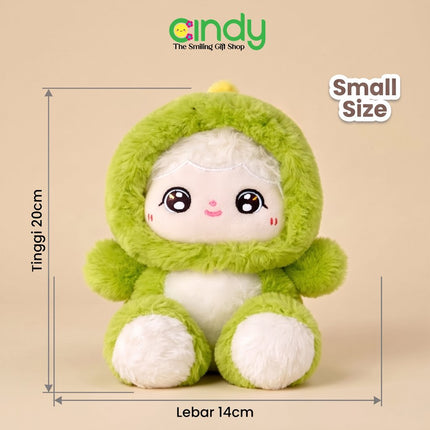 Cindy Boneka Baby Three Costume Rabbit Bunny Plush Toy - Plush Lembut untuk Kado Ulang Tahun Anak