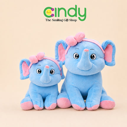Cindy Boneka Gajah Nuta Premium Lucu – Size Small & Medium - Mainan Anak & Hadiah Ulang Tahun