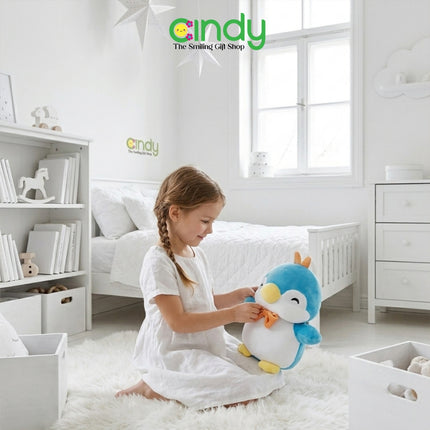 Cindy Boneka Penguin Lucu Plush Premium Boneka Pinguin Imut Kawaii Soft Doll Hadiah Anak