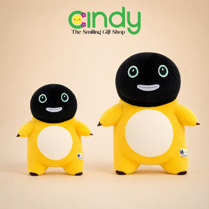 Cindy Boneka Dino Kuning Kepala Hitam - Nailong Gosong Plush Toy Premium