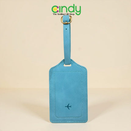 Cindy Tag Koper Kulit Sintetis Name Tag Koper Luggage Tag Label Koper Travel ID Card Holder Aksesoris Koper
