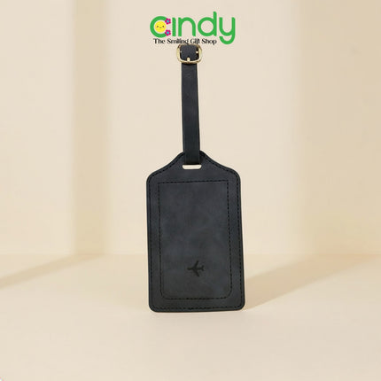 Cindy Tag Koper Kulit Sintetis Name Tag Koper Luggage Tag Label Koper Travel ID Card Holder Aksesoris Koper