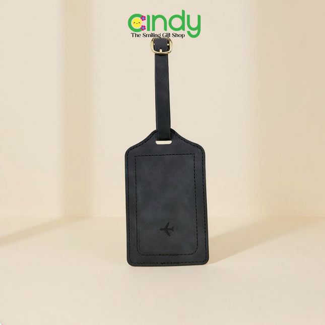 Cindy Tag Koper Kulit Sintetis Name Tag Koper Luggage Tag Label Koper Travel ID Card Holder Aksesoris Koper
