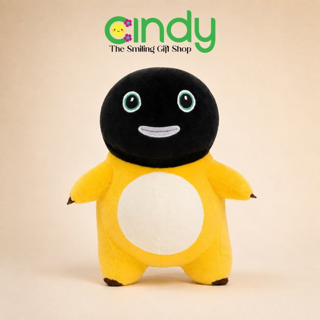 Cindy Boneka Dino Kuning Kepala Hitam - Nailong Gosong Plush Toy Premium
