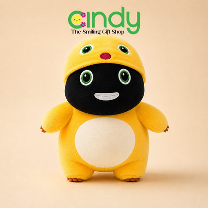 Cindy Boneka Dino Kuning Kepala Hitam - Nailong Gosong Plush Toy Premium
