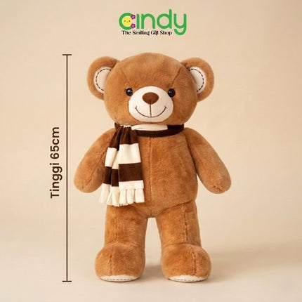 Cindy Teddy Bear Gipsy Syall Plush Toy - Mainan Anak Boneka Beruang Lucu untuk Kado Ulang Tahun