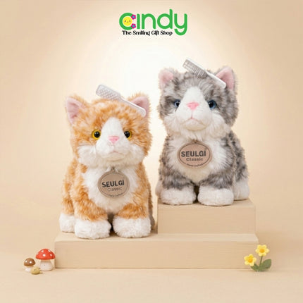 Cindy Boneka Kucing Seulgi Mio - Gratis Sisir - Boneka Mainan Anak Empuk Lembut Hadiah Anak