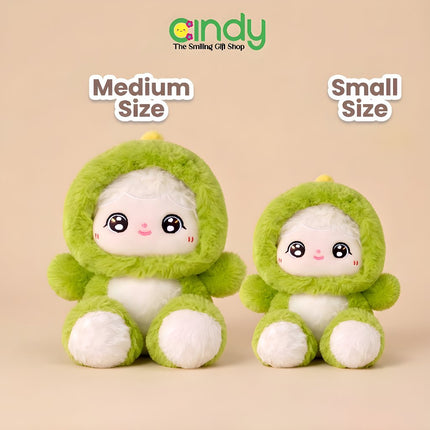 Cindy Boneka Baby Three Costume Rabbit Bunny Plush Toy - Plush Lembut untuk Kado Ulang Tahun Anak