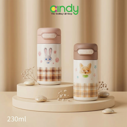 CINDY ORIGINAL DISNEY Tumbler Anak Zootopia 230ml Stainless Steel Botol Minum Karakter Disney Anti Bocor