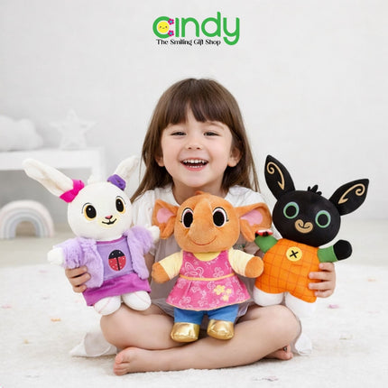 Cindy Boneka Flop Bing Bunny Soft Plush Toy - Boneka Mainan Anak Karakter Semut Gajah  Lucu Kado