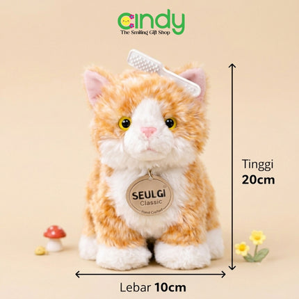 Cindy Boneka Kucing Seulgi Mio - Gratis Sisir - Boneka Mainan Anak Empuk Lembut Hadiah Anak