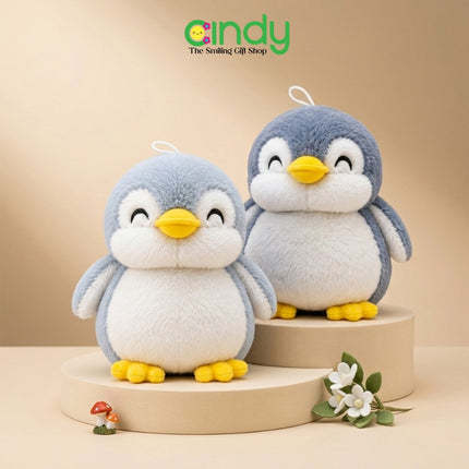 Cindy Boneka Penguin Bulat Senyum Happy Penguin Soft Plushie