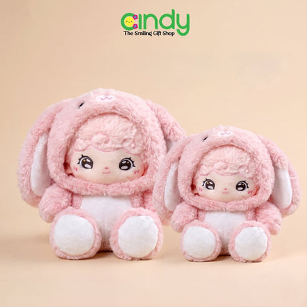 Cindy Boneka Baby Three Costume Rabbit Bunny Plush Toy - Plush Lembut untuk Kado Ulang Tahun Anak