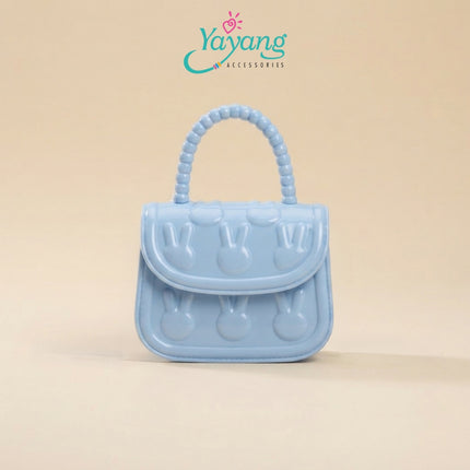 Yayang Tas Jelly Bunny Anak Tas Mini Selempang Anak Perempuan Tas Imut Fashion Anak Tas Crossbody Mini