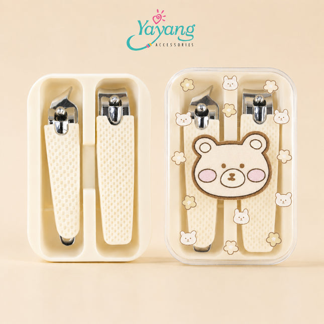YAYANG Gunting Kuku Anak 2in1 Karakter Lucu - Alat Kecantikan Kuku Menicure Pedicure - NKG0170