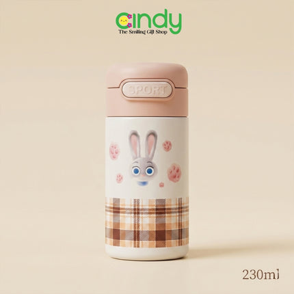 CINDY ORIGINAL DISNEY Tumbler Anak Zootopia 230ml Stainless Steel Botol Minum Karakter Disney Anti Bocor